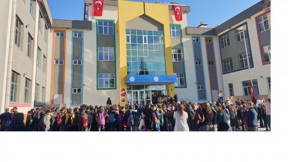 Suluca İlkokulu ve Ortaokulu Yeni Hizmet Binasında Eğitim-Öğretime Başladı