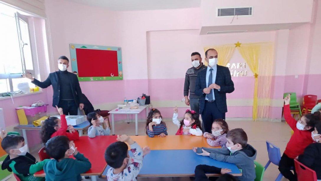 İlçe Milli Eğitim Müdürümüz Sayın Uygar İNAL Şehit Zeyyat Dağ Anaokulunu Ziyaret Etti.