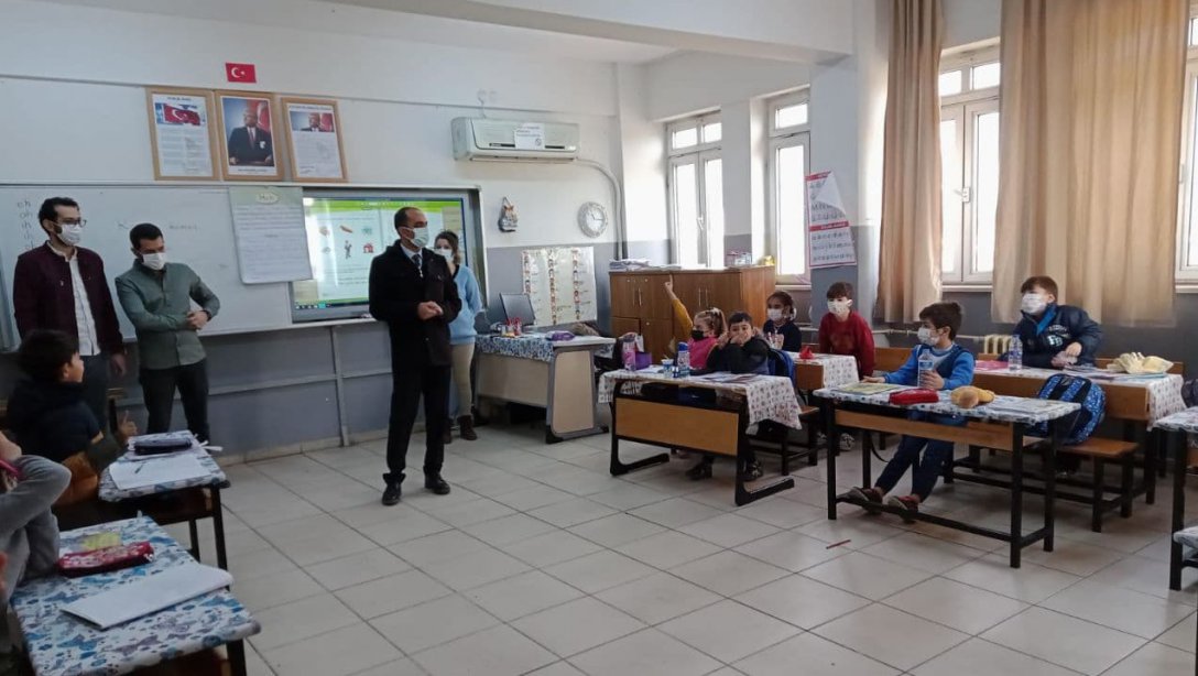 İlçe Milli Eğitim Müdürümüz Sayın Uygar İNAL Şehit Mustafa Sarı İlkokulunu Ziyaret Etti.