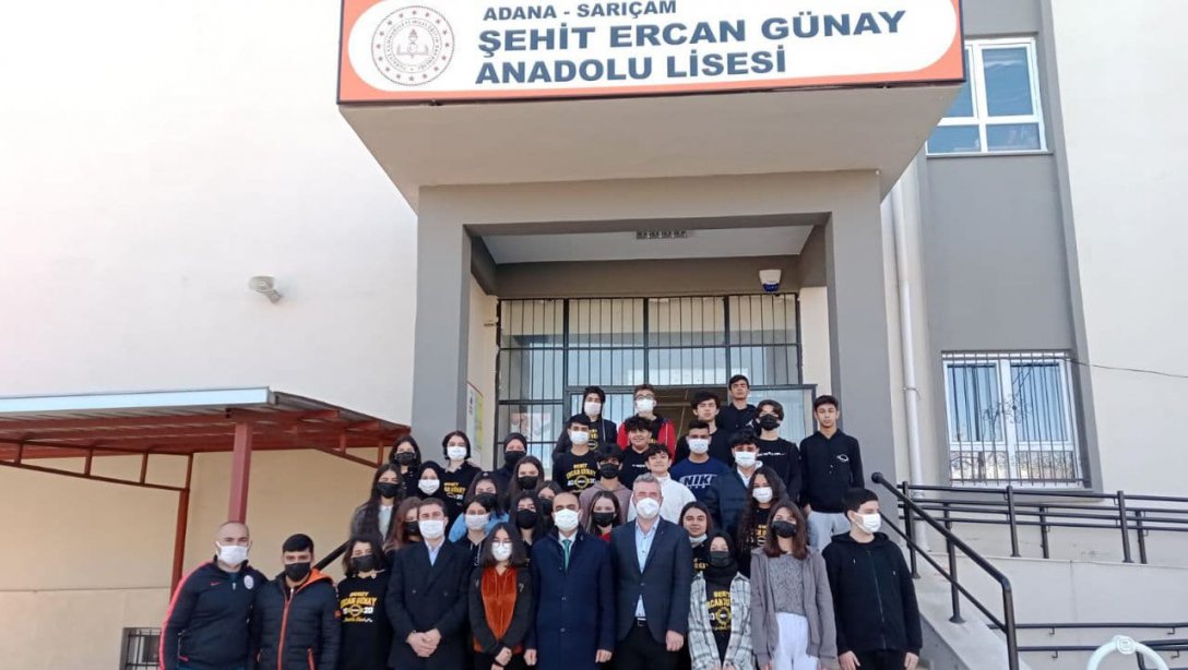 İlçe Milli Eğitim Müdürümüz Sayın Uygar İNAL Şehit Ercan Günay Anadolu Lisesini Ziyaret Etti.