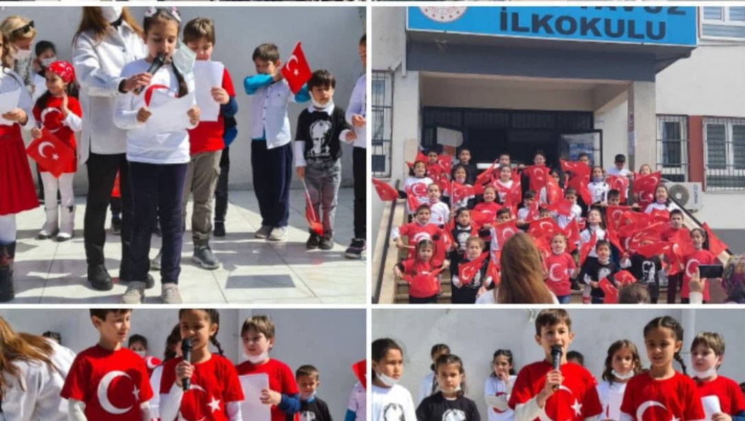 12 Mart İstiklal Marşı'nın Kabulu ve Mehmet Akif Ersoy'u Anma Günü Etkinlikleri Okullarımızda Büyük Bir Coşku İle Kutlandı.