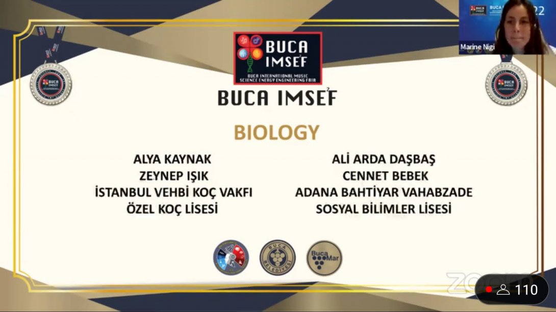 Bahtiyar Vahabzade Sosyal Bilimler Lisemiz Öğrencileri Ali Arda DAŞBAŞ, Cennet BEBEK Biyoloji ve Fatma Nur SALMAN Kimya Kategorisinde Uluslararası BUCA İMSEF Lise Öğrencileri Araştırma Projesi Yarışmasında  2. Olarak Gümüş Madalya Kazanmışlardır.