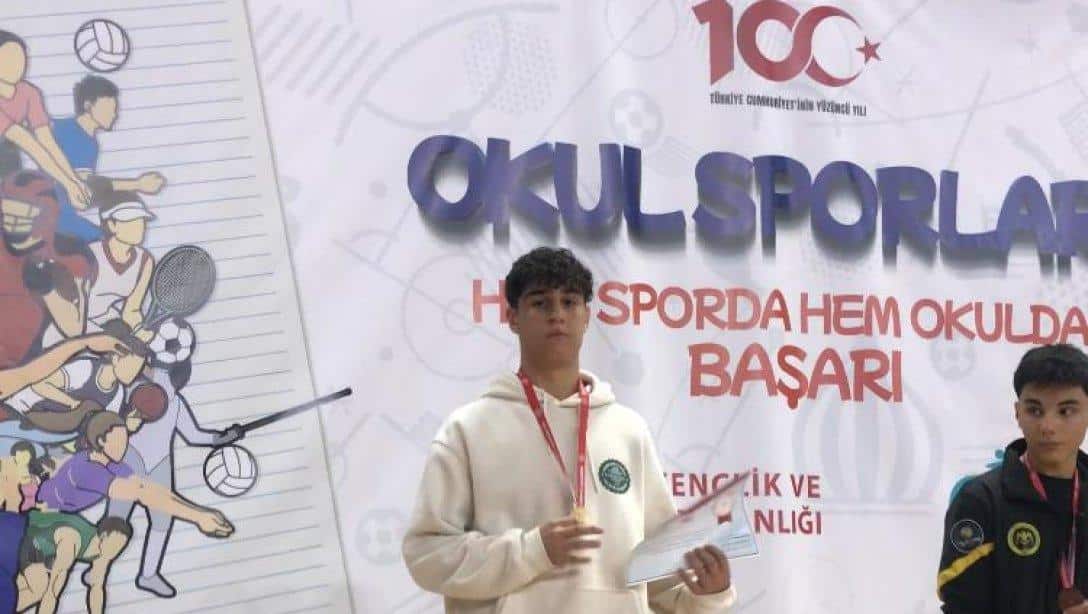 Bahtiyar Vahabzade Sosyal Bilimler Lisesi Öğrencimiz Emir Can Aydın Kayseri'de Düzenlenen Karate Bölge Şampiyonasında 1. Olarak  Bölgemizi Türkiye Şampiyonasında Temsil Etmeye Hak Kazanmıştır. Öğrencimizi ve Emeği Geçenleri Tebrik Ediyoruz.