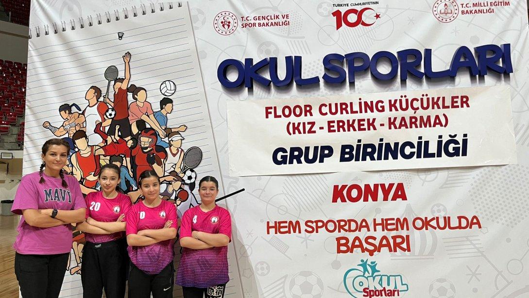 Şehit Hüseyin Avni Bey Ortaokulu Öğrencilerimiz Konya'da Yapılan Okul Sporları Floor Curling Küçükler Grup Müsabakalarında 3. Olarak Türkiye Finallerine Katılmaya Hak Kazanmıştır. Öğrencilerimizi ve Emeği Geçenleri Tebrik Ediyoruz.